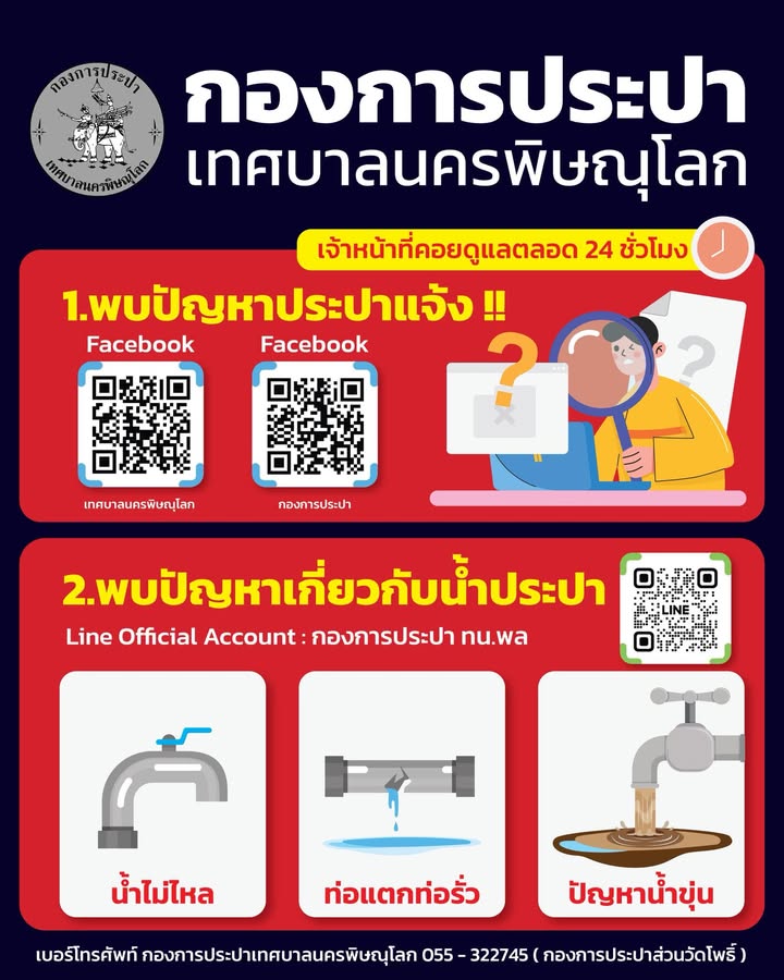 📢 📢 ประชาสัมพันธ์เทศบาลนครพิษณุโลก ￼