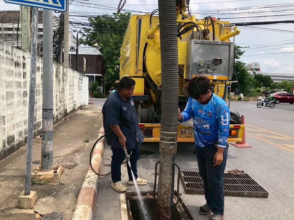 เทศบาลนครพิษณุโลก ลุยปรับปรุงเมือง-เร่งระบบระบายน้ำรับมือฝน