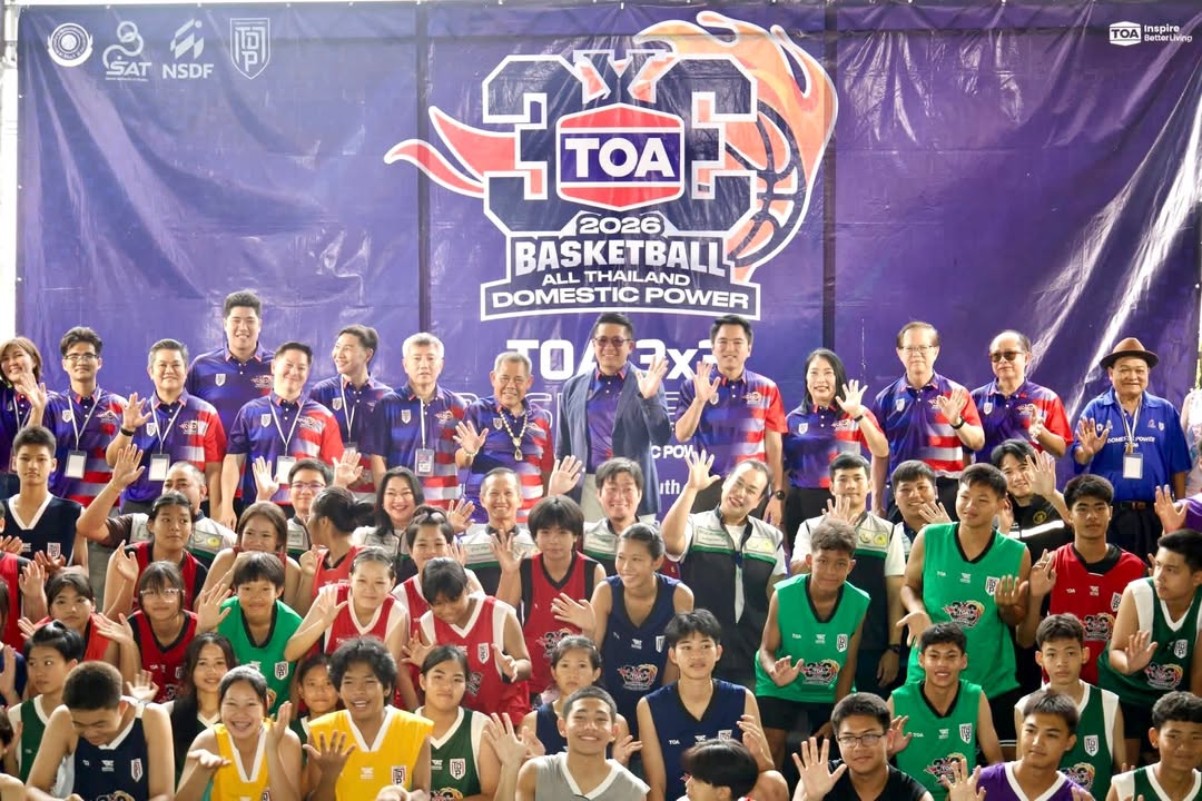 🏀⛹️‍♂️ เทศบาลนครพิษณุโลก ร่วมเป็นเกียรติในพิธีเปิดการแข่งขันบาสเกตบอล 3x3 TOA ประเทศไทย 🏆✨