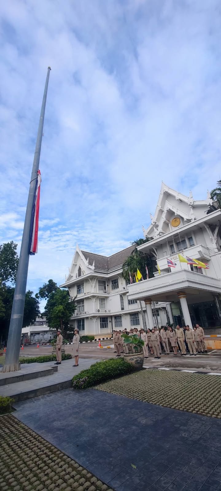 เทศบาลนครพิษณุโลก จัดกิจกรรมเคารพธงชาติ ประจำวันที่ 3 สิงหาคม 2569
