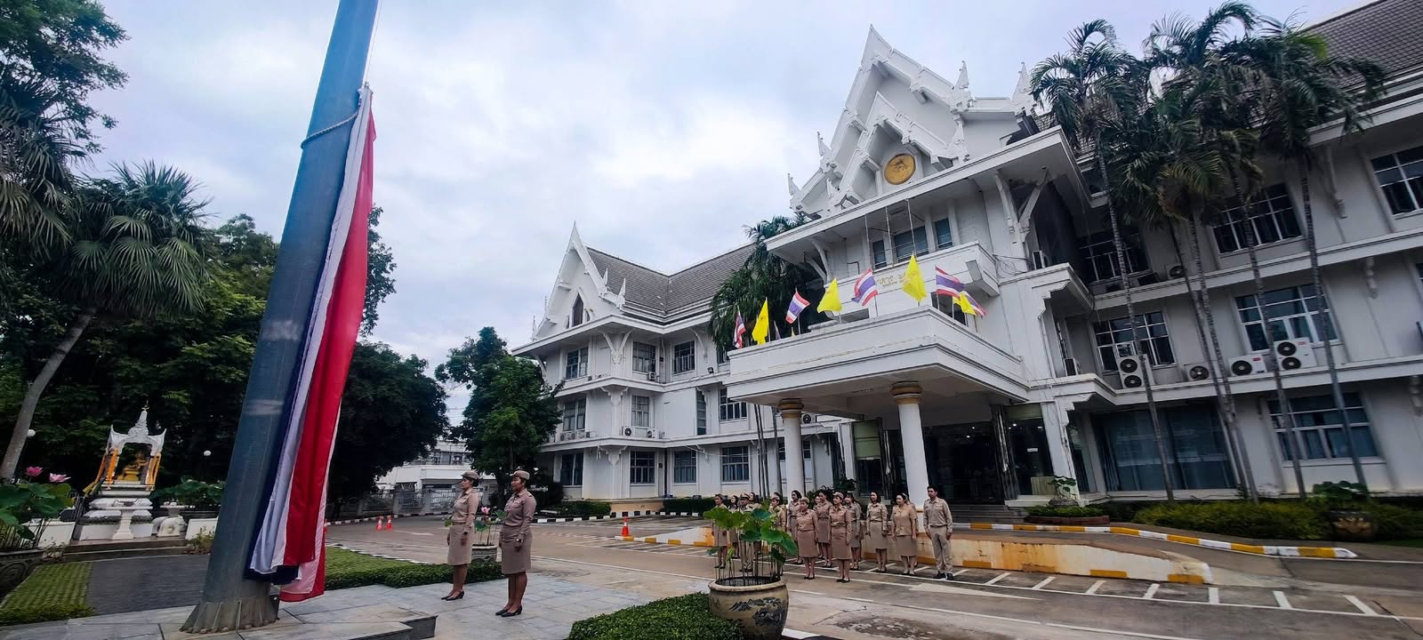เทศบาลนครพิษณุโลก จัดกิจกรรมเคารพธงชาติ ประจำวันที่ 10 สิงหาคม 2569