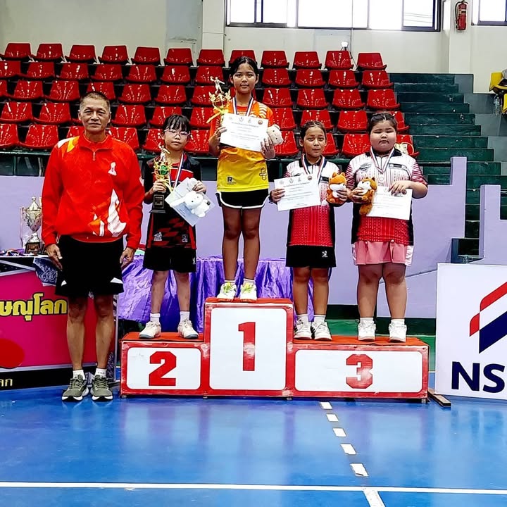 🏓🏆 ขอแสดงความยินดีกับนักกีฬาเทเบิลเทนนิส รุ่นอายุไม่เกิน 12 ปี 🎉 ในการแข่งขันชิงชนะเลิศแห่งจังหวัดพิษณุโลก