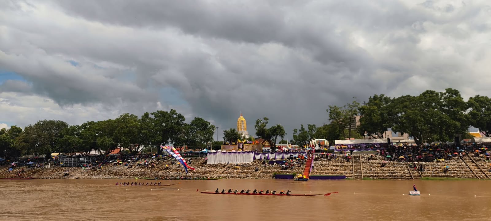 ⛈️ มาอีกแล้ว‼️ เกียมตัว ครับ (อย่าถอยไปให้สุด) #แข่งเรือพิษณุโลก69