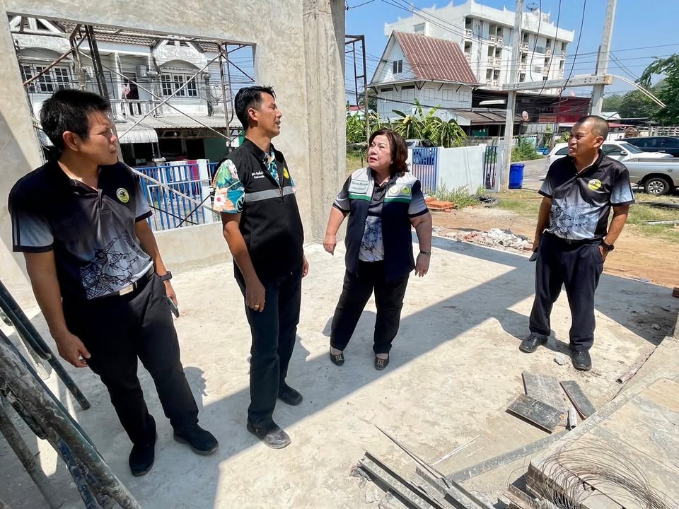 📍 ลงพื้นที่ติดตามความคืบหน้าโครงการพัฒนาเมือง และตรวจแก้ไขปัญหาระบบสาธารณูปโภค