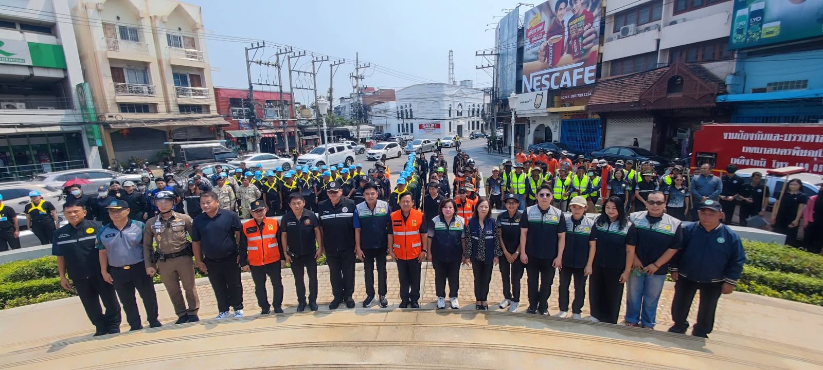 เทศบาลนครพิษณุโลกร่วมกิจกรรม รณรงค์ทำความสะอาด ลดฝุ่นละออง(PM2.5)