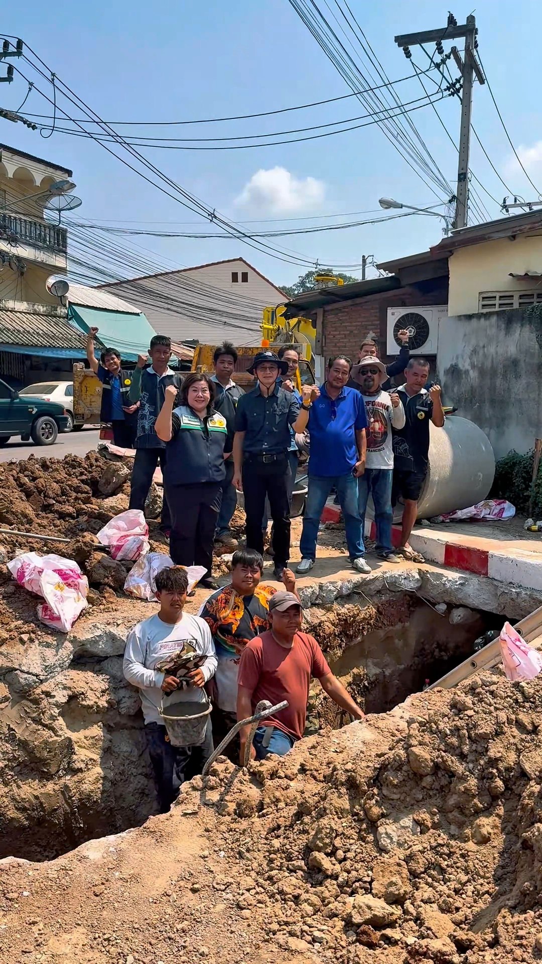 🚧💧 แก้ปัญหาน้ำท่วม เดินหน้าพัฒนาเมือง!